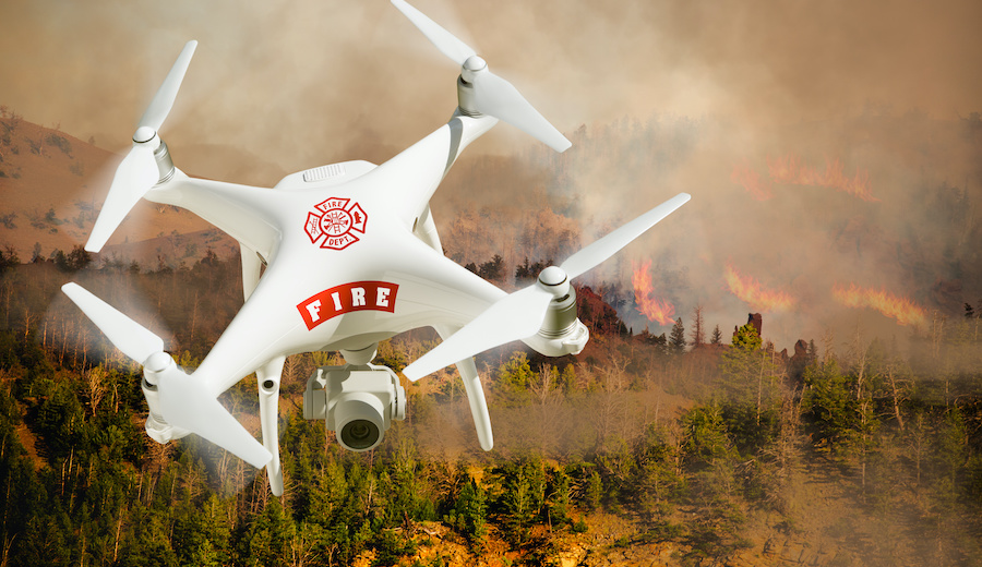 How Can Fire Departments Benefit from Drones?