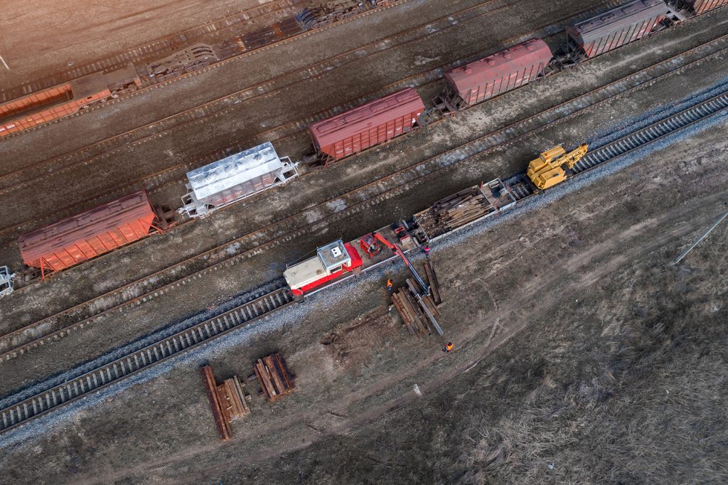 drones for railway inspection and maintenance