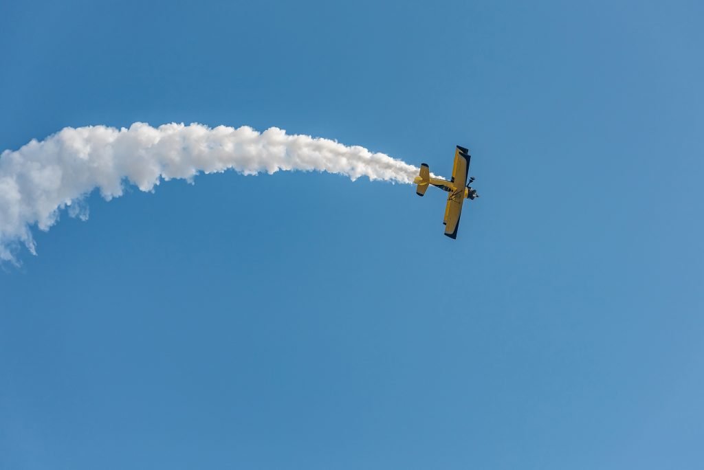 What are acrobatic and aerobatic flights?