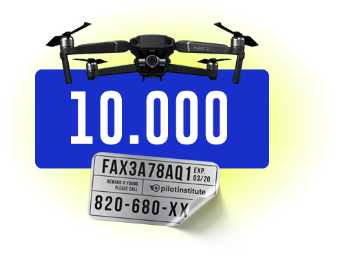 Free drone registration stickers