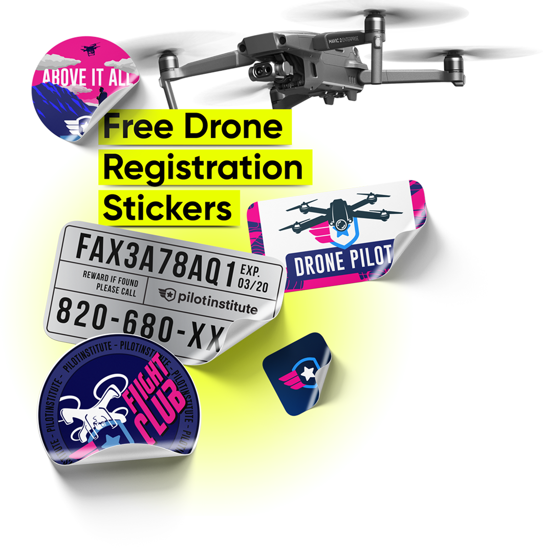 Free FAA Drone Registration Stickers