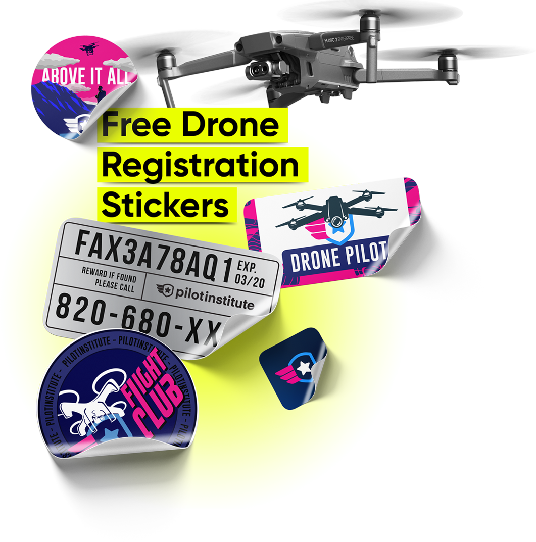 Free FAA Drone Registration Stickers - Pilot Institute