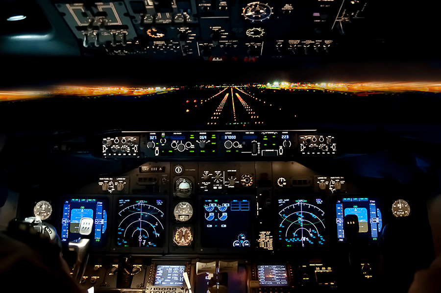 What Do Pilots See When Flying at Night