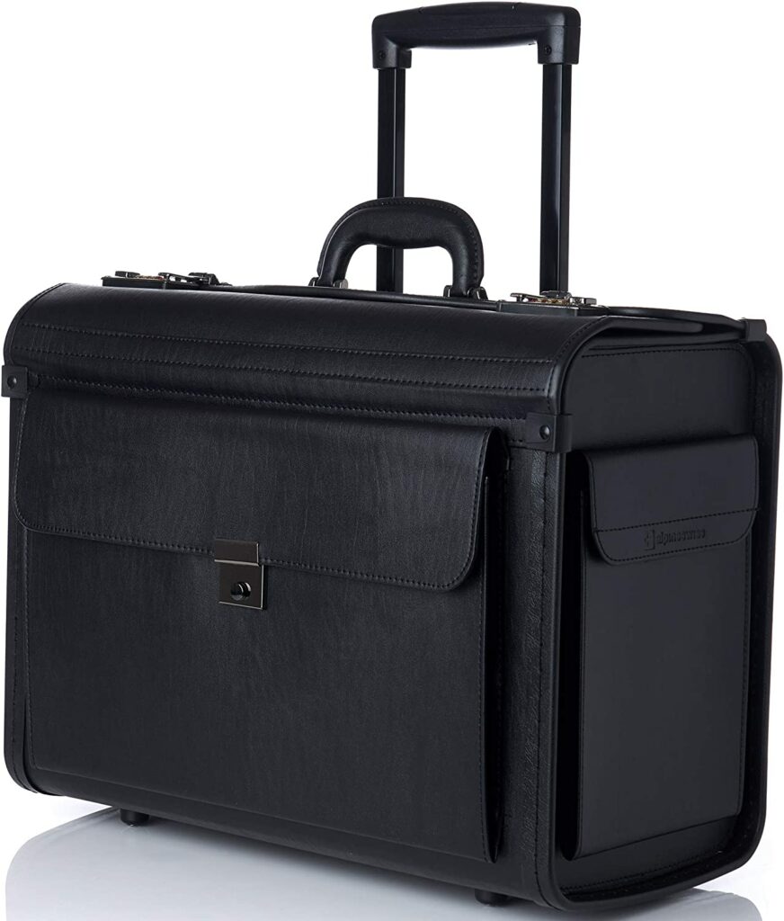 Alpine Swiss Rolling 17" Laptop Briefcase