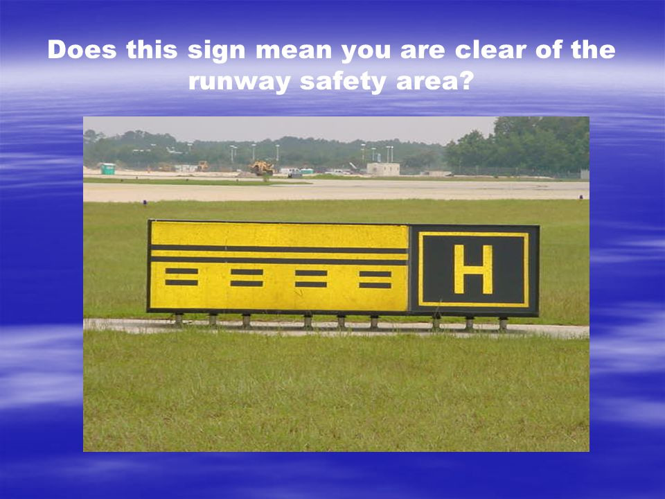 Runway Boundary Sign