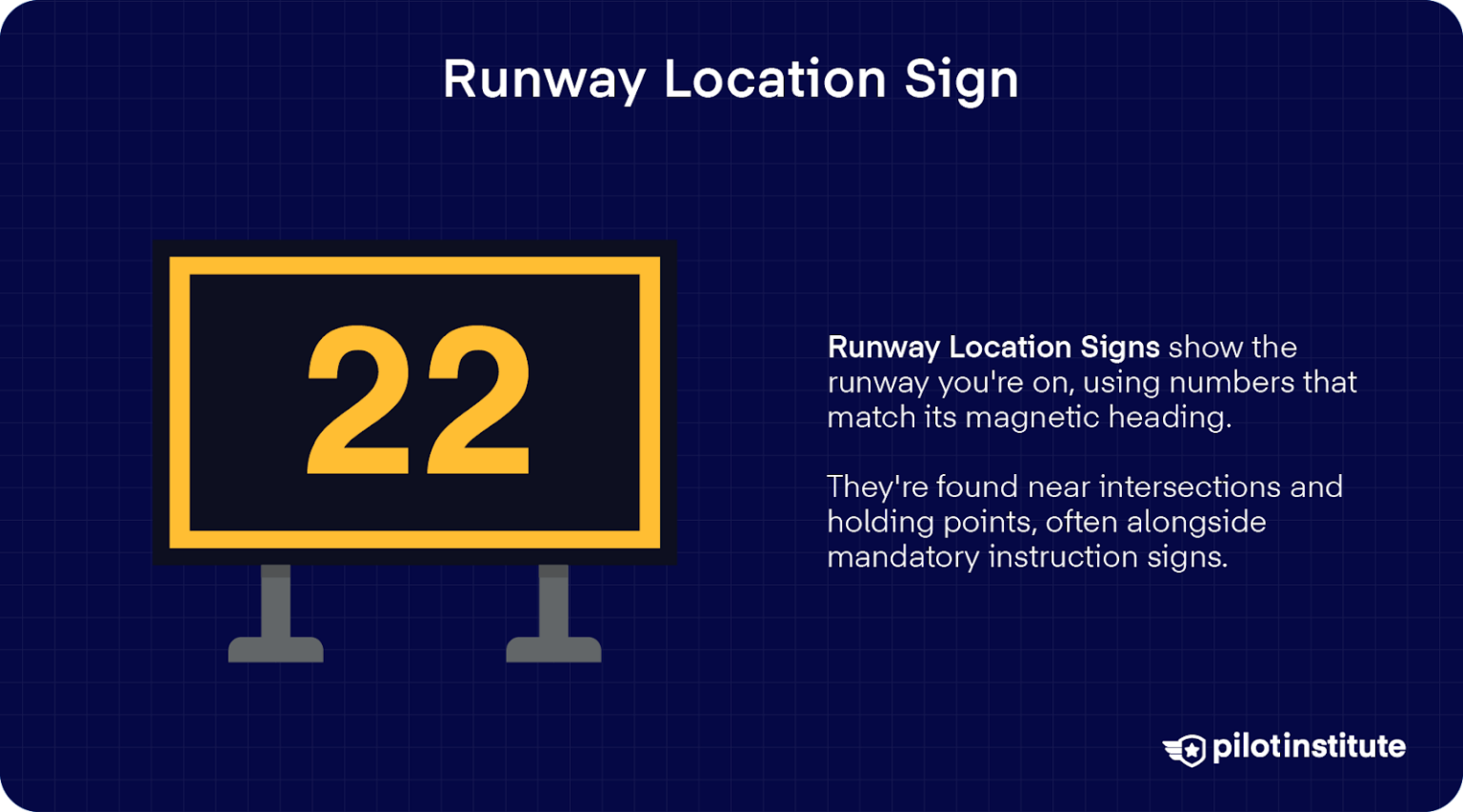 The Essential Guide to Runway Signs - Pilot Institute