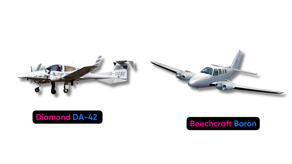 Diamond DA-42 vs. Beechcraft Baron