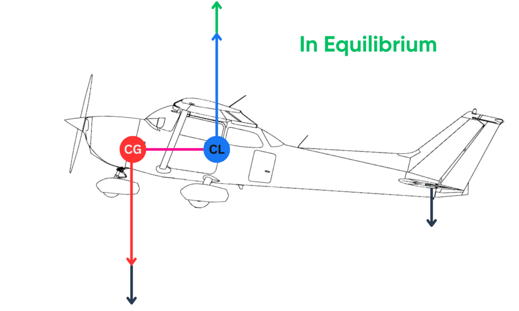 Four Forces in Flight (Equilibrium)