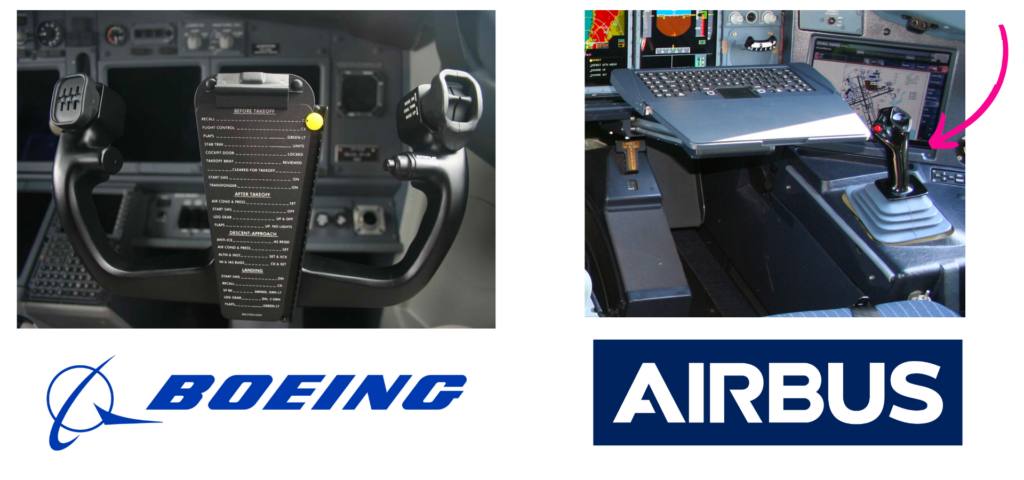 airbus vs boeing controls