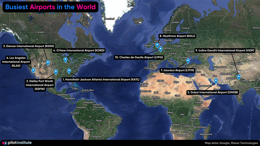 The 10 Busiest Airports in the World in 2024—and How to Navigate Them