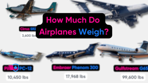 How Much Do Airplanes Weigh? - Pilot Institute