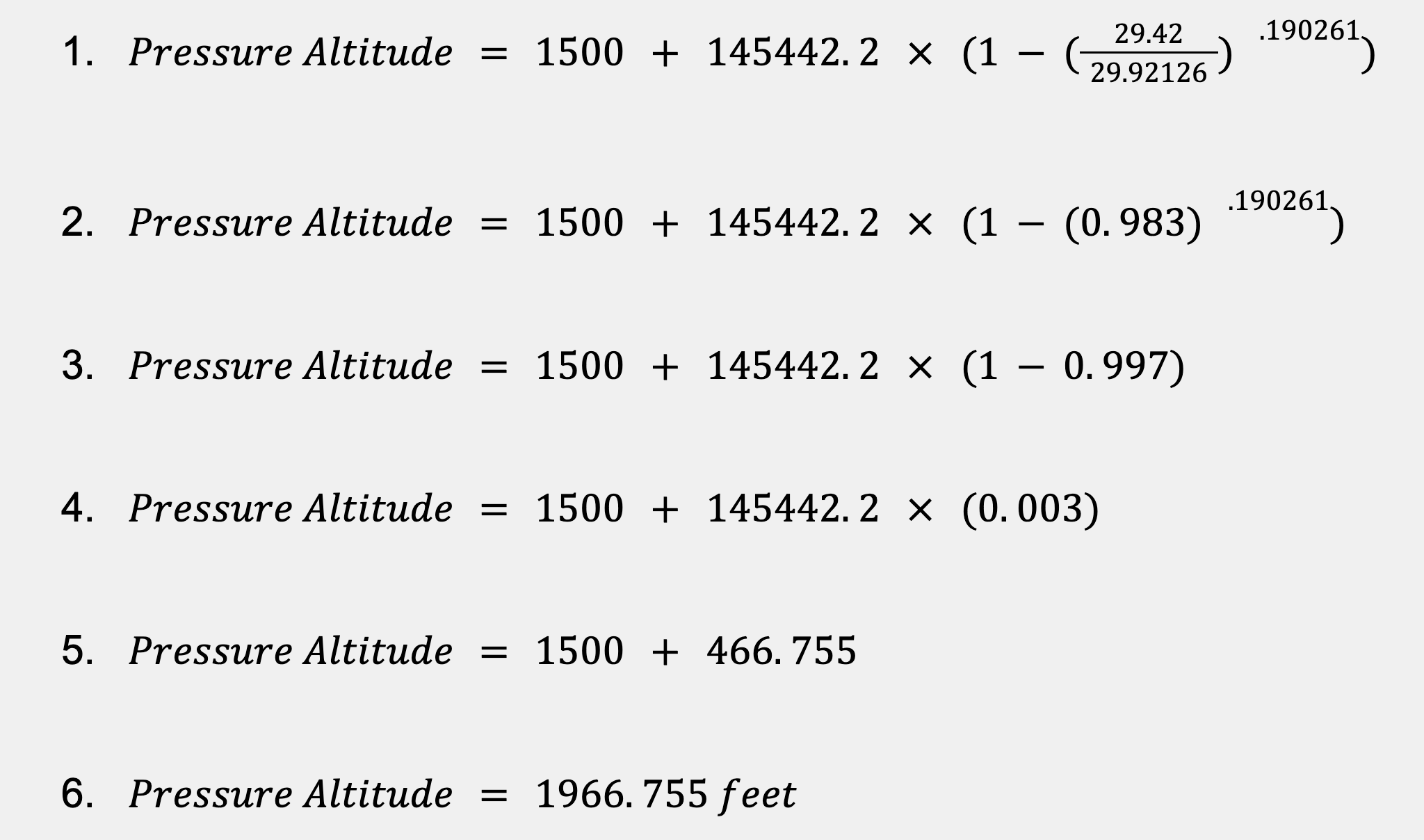 Pressure Altitude Explained (Formula and Examples) - Pilot Institute