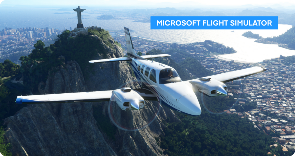 Microsoft Flight Simulator screenshot.