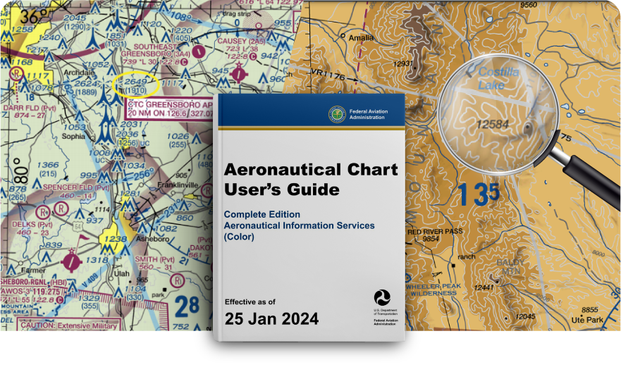 Aeronautical Chart Users’ Guide document cover.