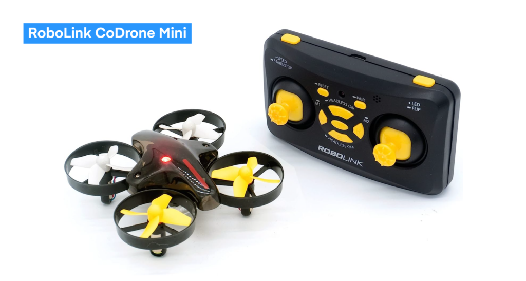 RoboLink CoDrone Mini and controller.