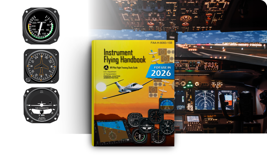 Instrument Flying Handbook FAA-H-8083-15B book cover — Pilot Institute