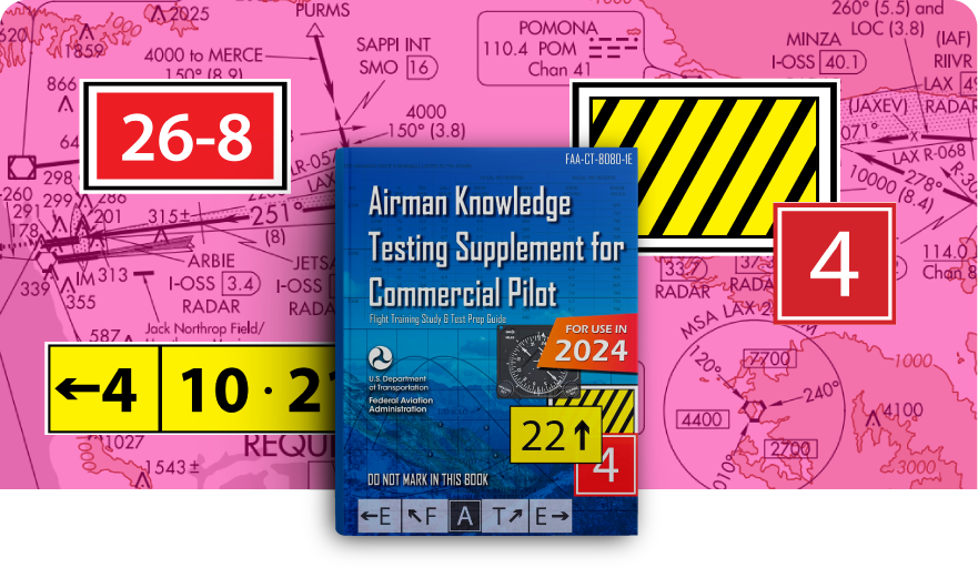 Airman Knowledge Testing Supplement (Commercial Pilot) document cover.