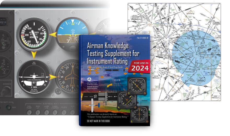 Airman Knowledge Testing Supplement (Instrument Rating) document cover.