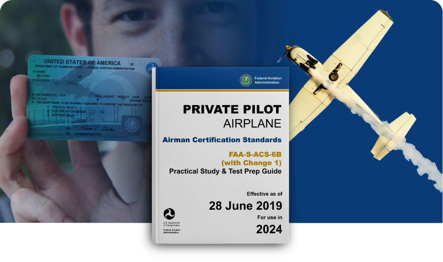 Private Pilot ‒ Airplane Airman Certification Standards (ACS) document cover.