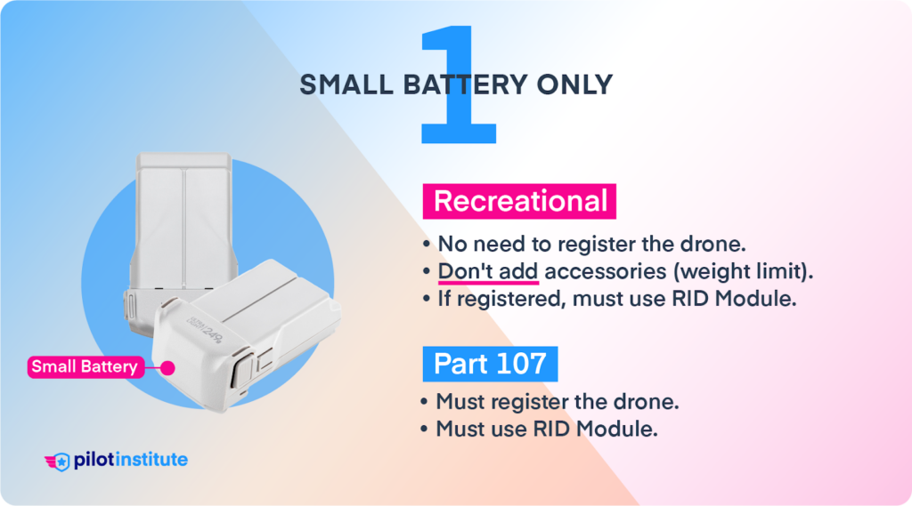 Small battery only infographic.