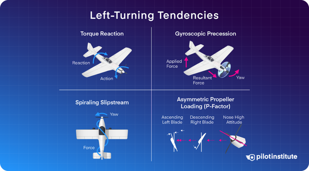 Left-turning tendencies infographic.