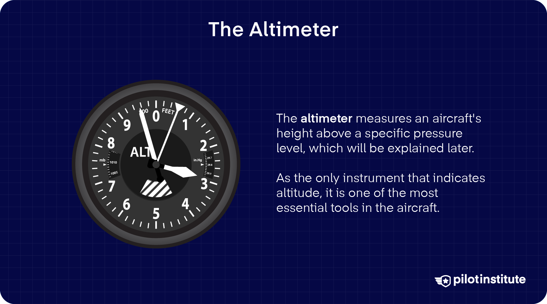 The Six Pack: Basic Flight Instruments - Pilot Institute